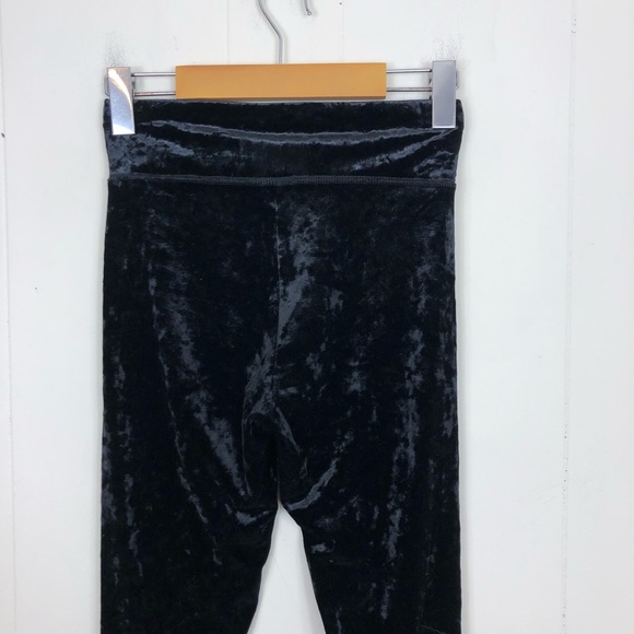 Aerie Black Velour Leggings Sz S - Picture 9 of 11